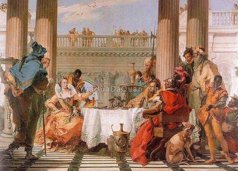 The Banquet of Cleopatra - 乔瓦尼·巴蒂斯塔·提埃波罗